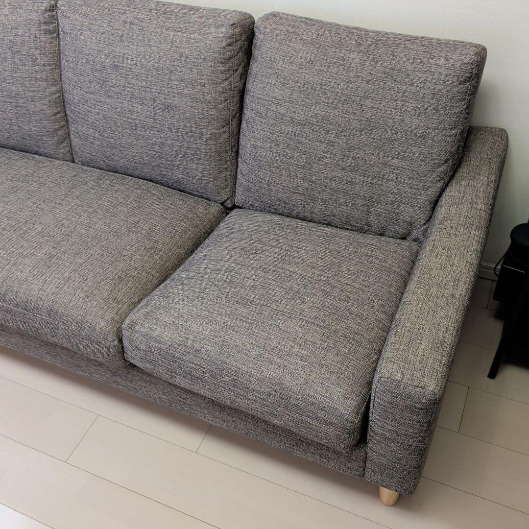 【東京都】ニトリ 布張りカウチソファ Nポケット A7 3人掛け FM-MO