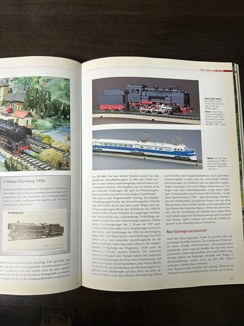 メルクリン150周年記念公式ブック　ドイツ語版KLARTEXT Verlag刊