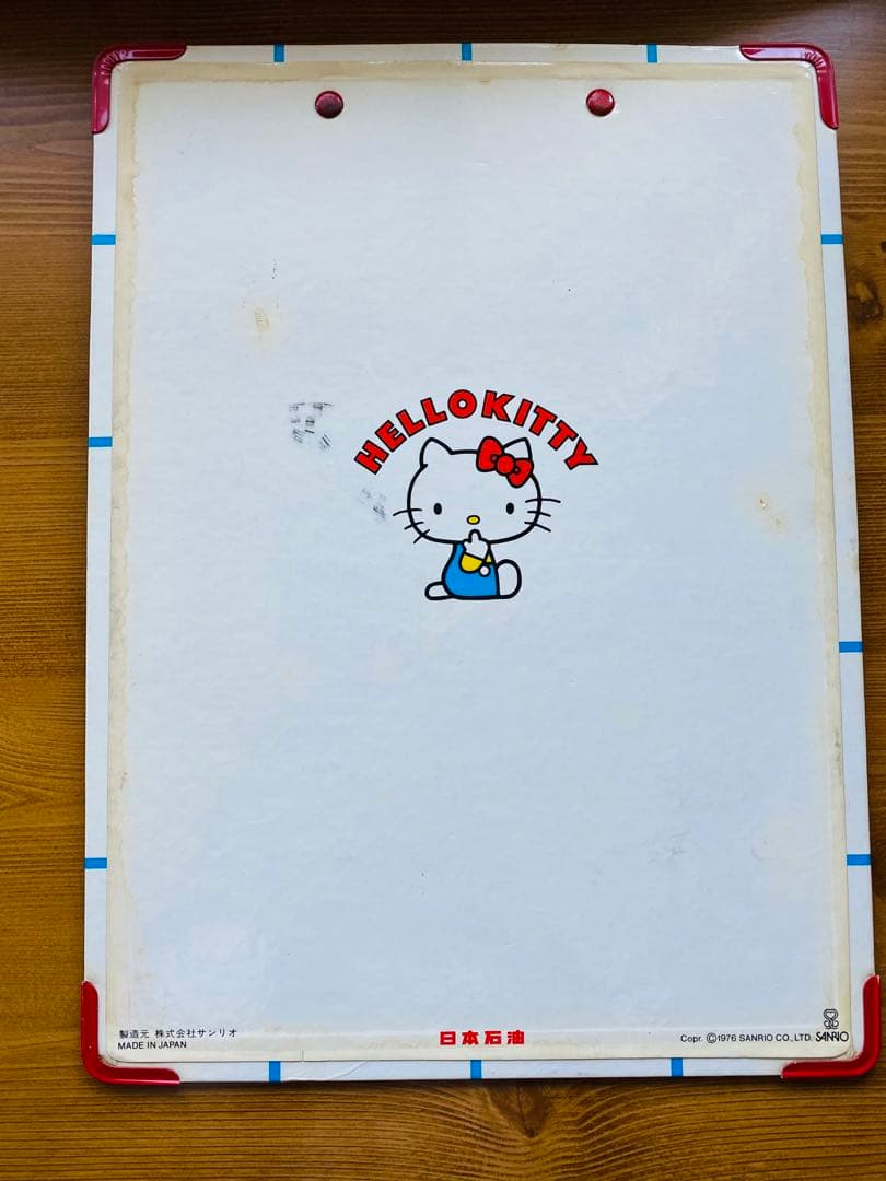 昭和レトロ ハローキティ 当時物 クリップボード レア 非売品