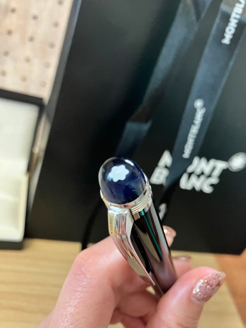 未使用に近い モンブラン ジェネレーション 万年筆 オリーブグリーン F