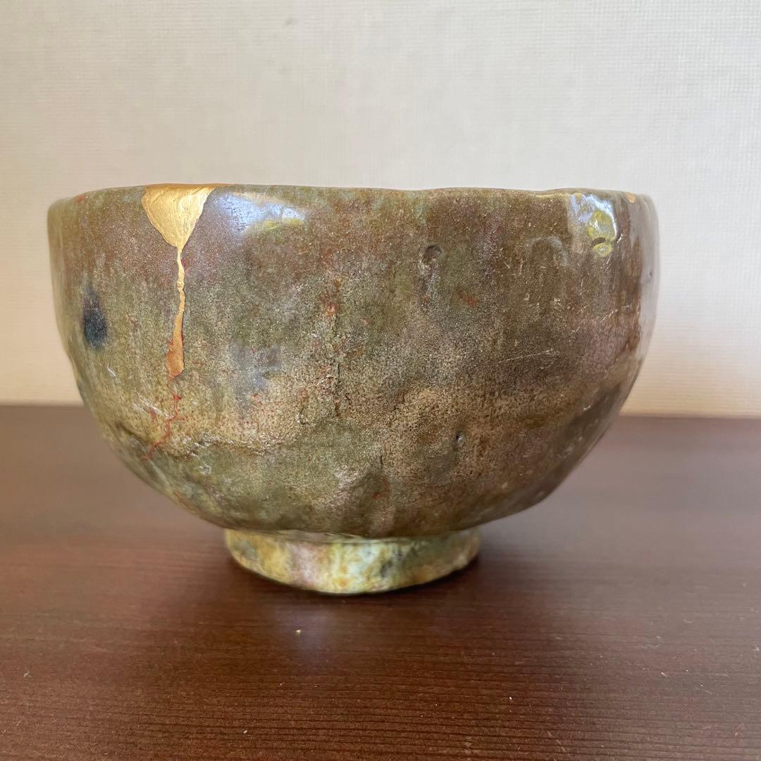 Mさま専用ページ＊飴釉窯変辰砂　茶碗　金継　抹茶茶碗　時代物＊
