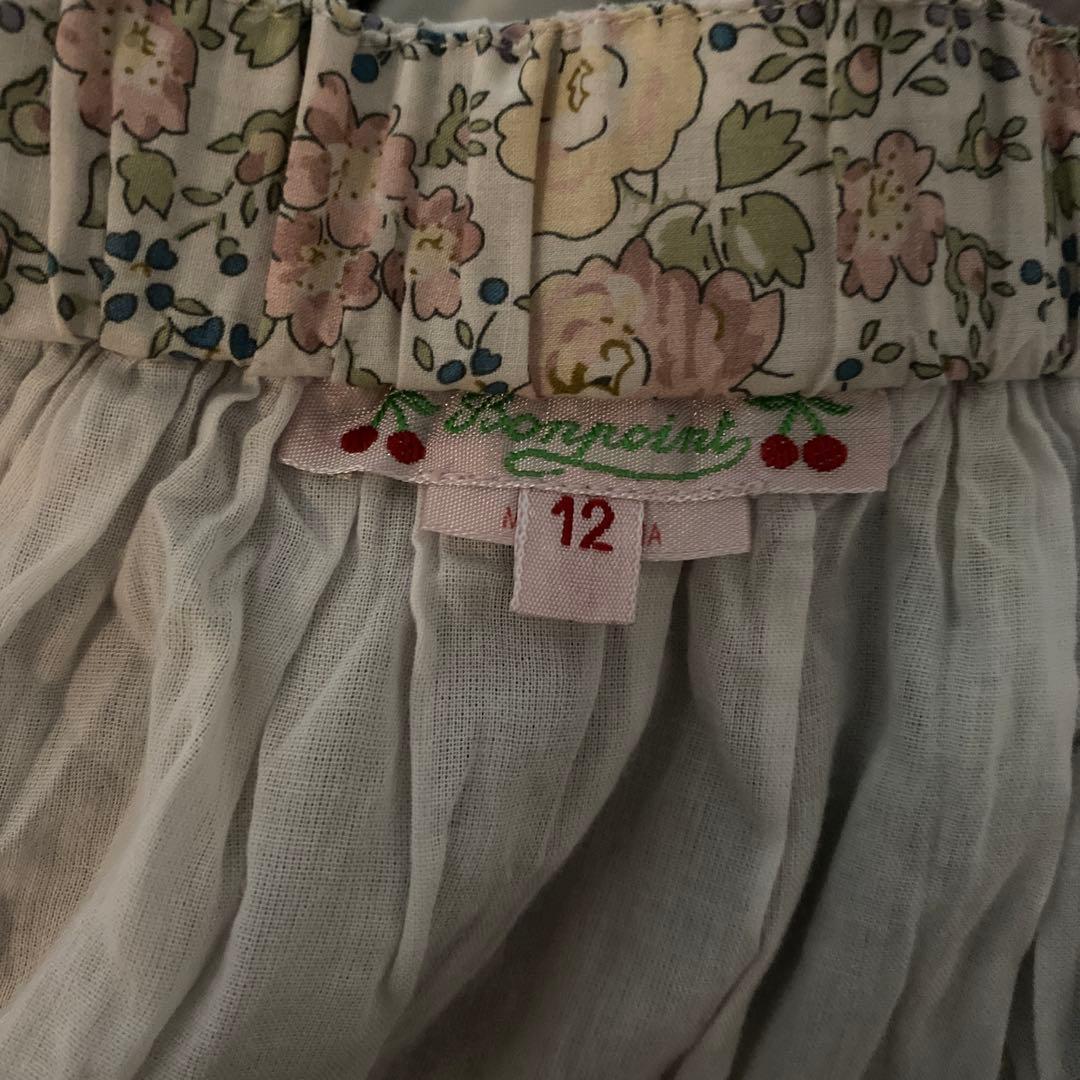 Peets　ボンポワン　リバティー柄　希少　スカート　12歳　超美品