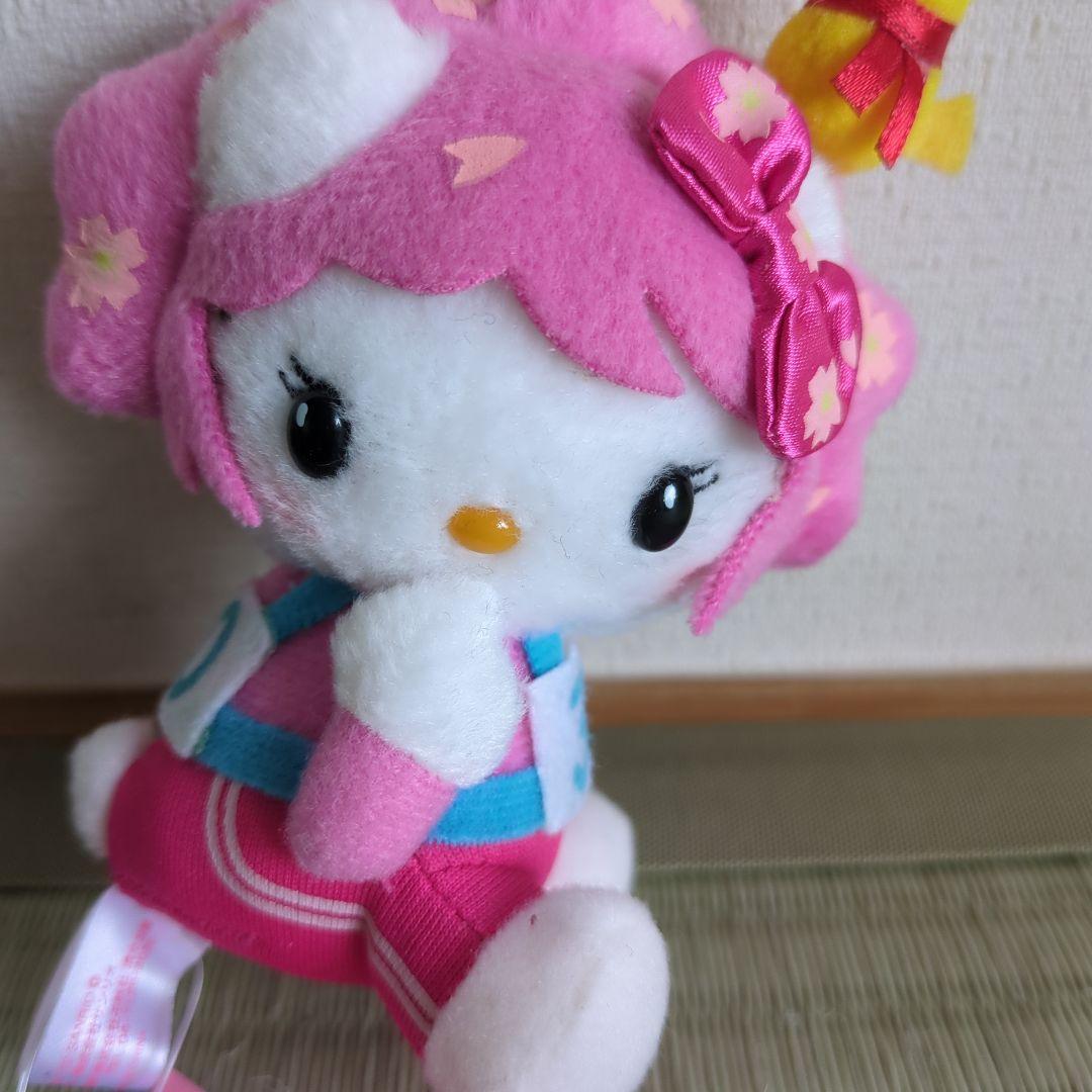 難あり】ご当地キティ 清水公園 桜アフロ ハローキティ 根付け