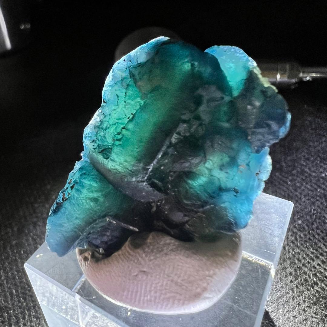 内モンゴル 「青色」「納戸色」「若竹色」グラデーションフローライト