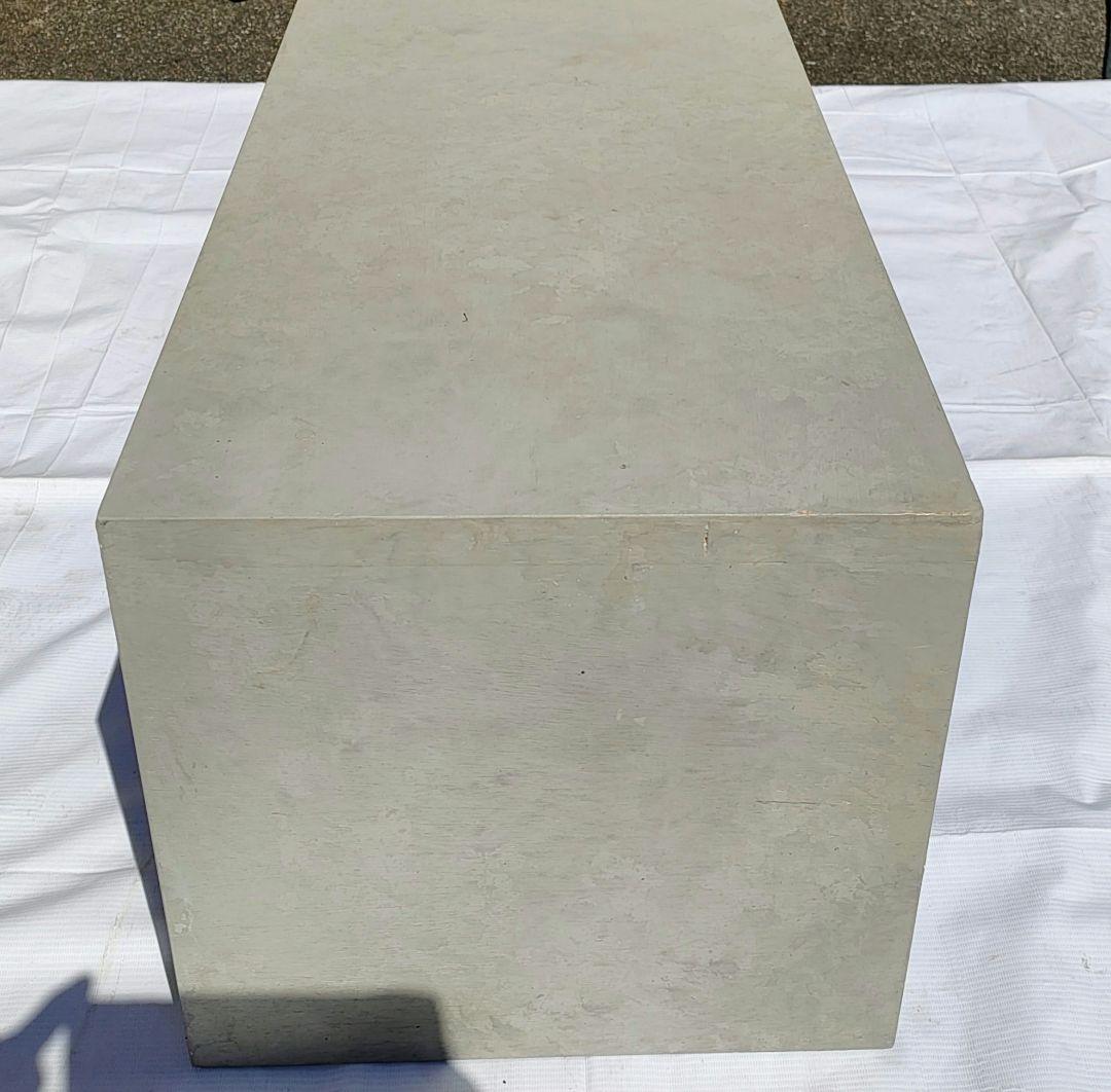 morterette ローテーブル コンクリート調エフェクト 天板 モルタル風