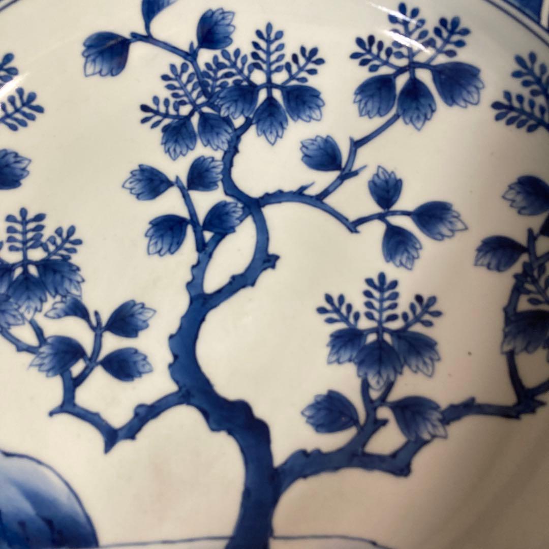 mintonさん専用】古伊万里の伝統 名窯 舘林源右衛門作 染付桐絵 大