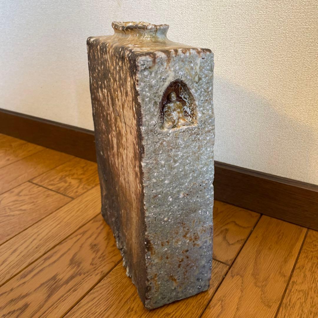 再大幅値下げ！！】美藍窯 九州信楽滝花入 花瓶 - メルカリ