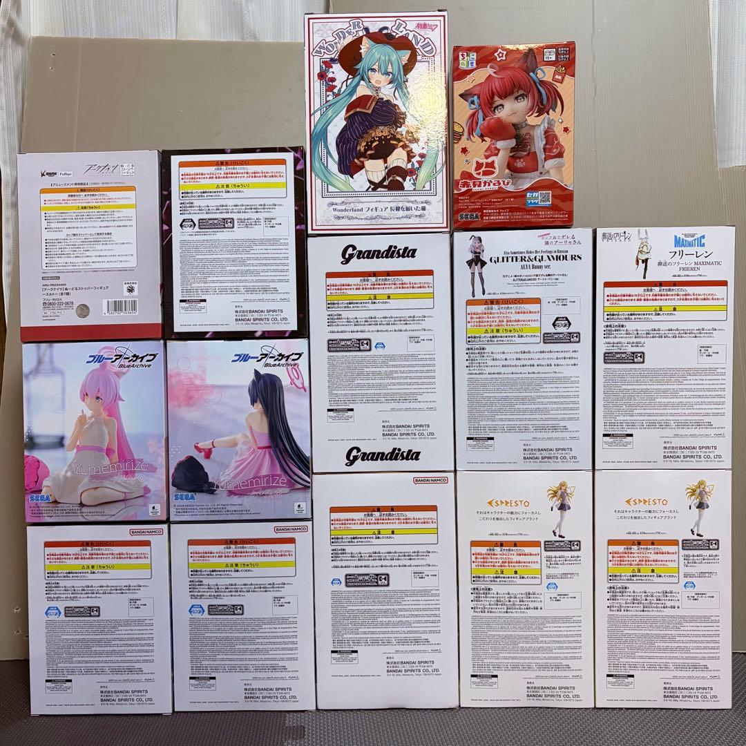 2026年1月のプライズフィギュアセット 14体セット 美少女 美男子