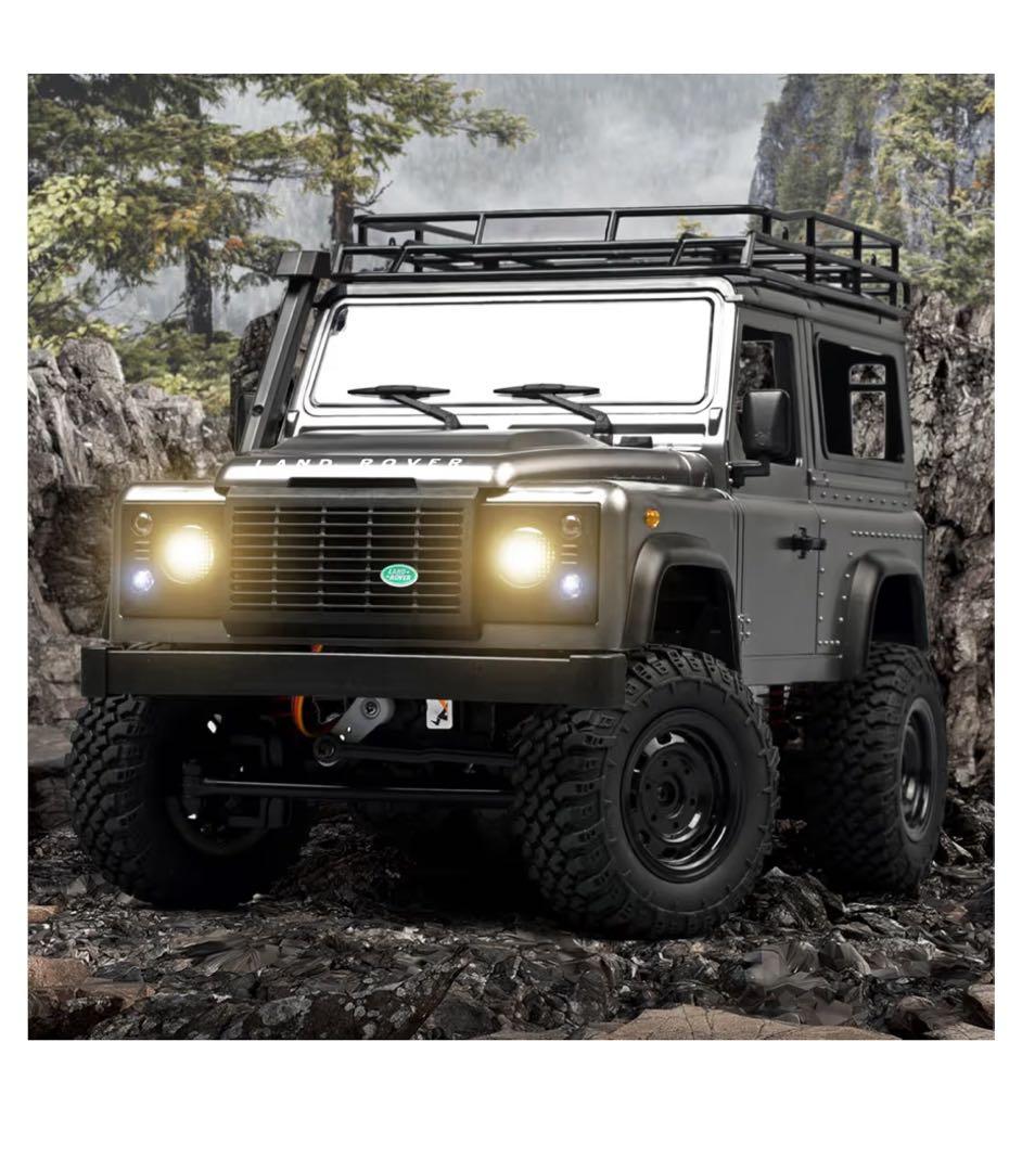 【新品・未使用】ラジコンLANDROVER ディフェンダー　グレー