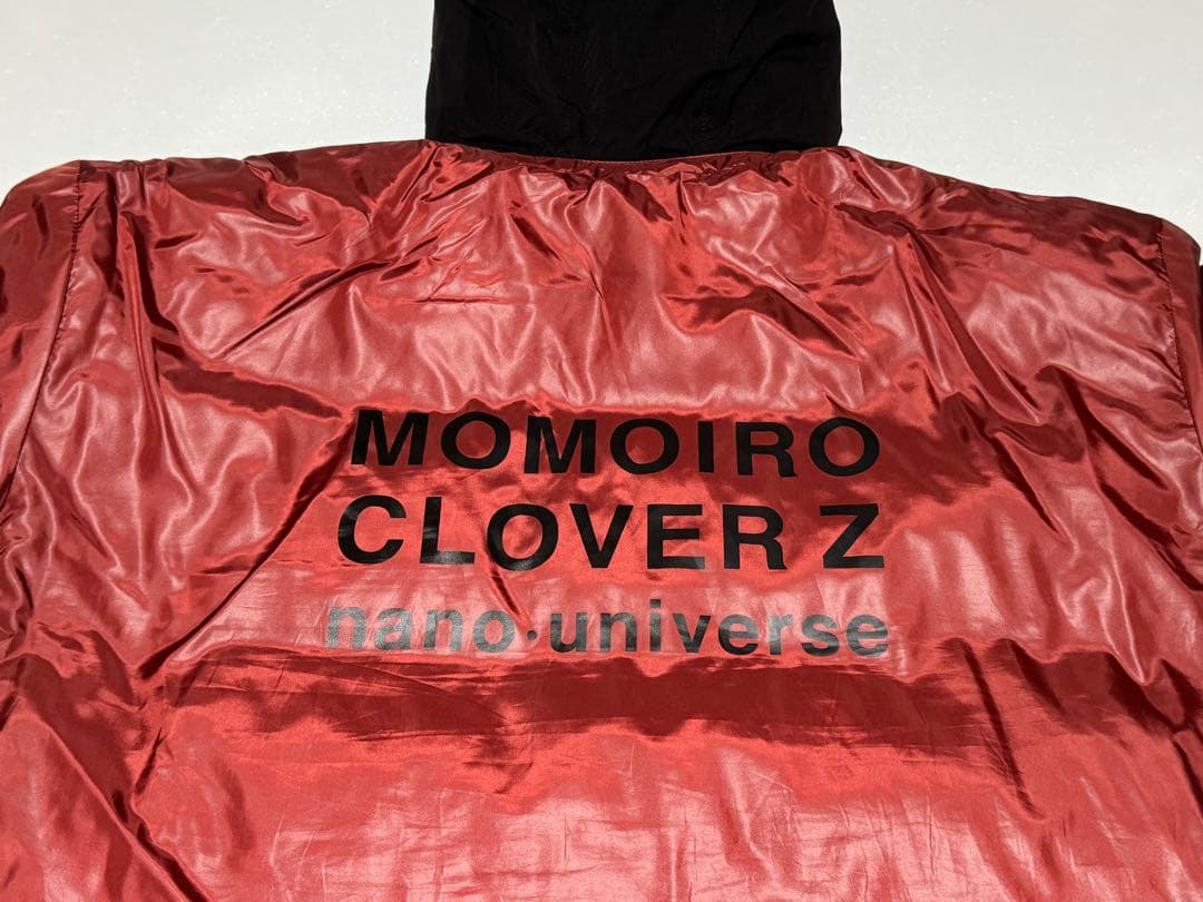 ももクロ×ナノ・ユニバース リバーシブルダウンジャケット 赤 百田夏菜子