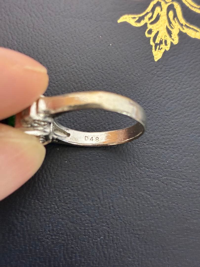 エメラルド2.08ct ダイヤモンドPT900リング