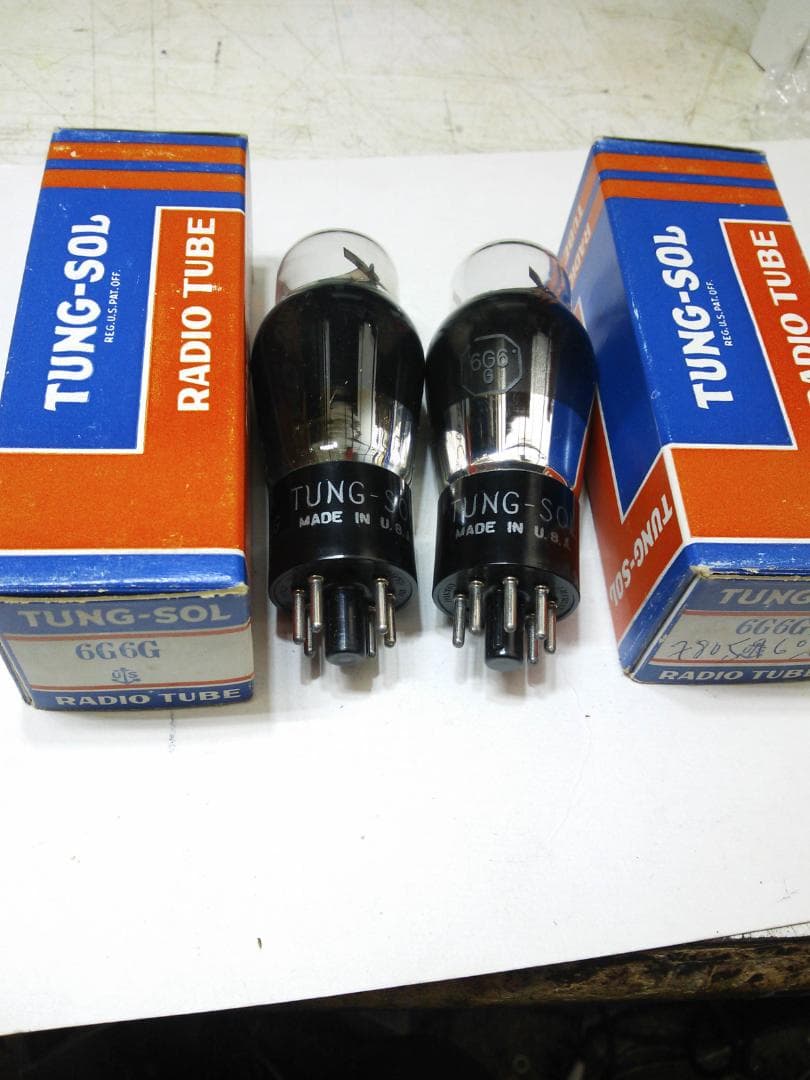 真空管 6G6G TUNG-SOL USA 2本