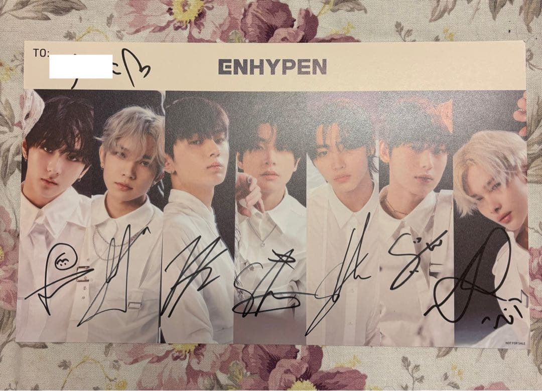 Enhypen Kpop 全員サインミーグリ