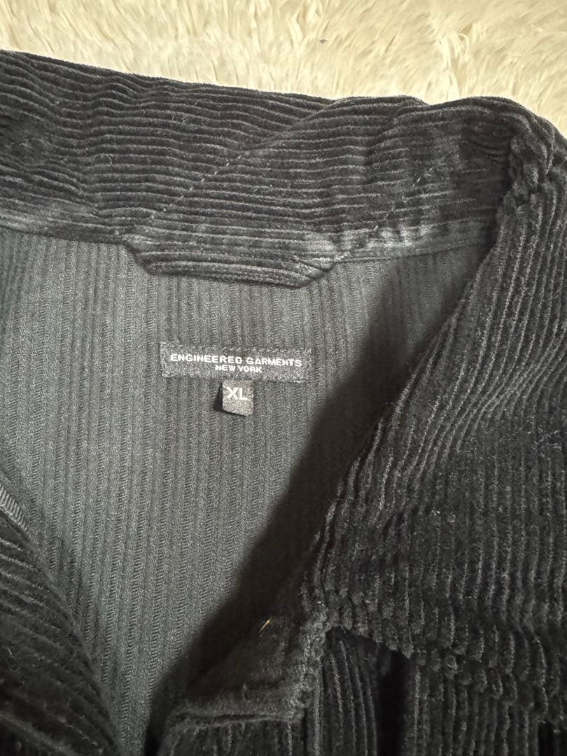 EG Explorer Shirt Jacket XL コーデュロイ 黒