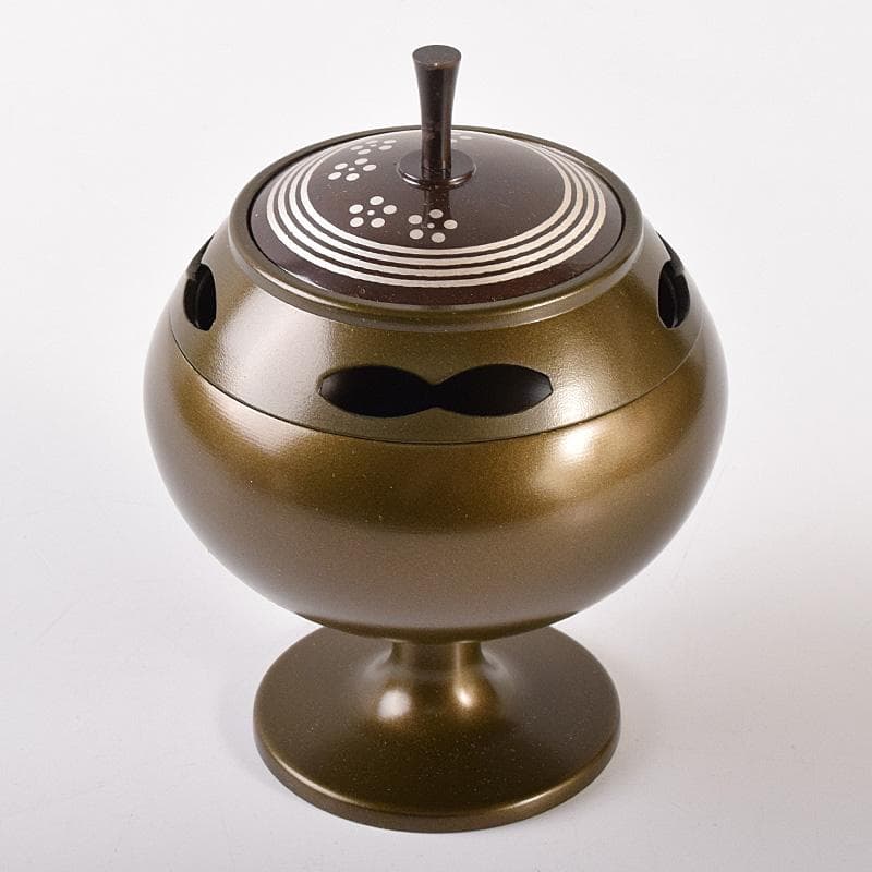 人間国宝 加賀象嵌作家 中川衛作 花文銀象嵌 香りの器 共箱 D R7776