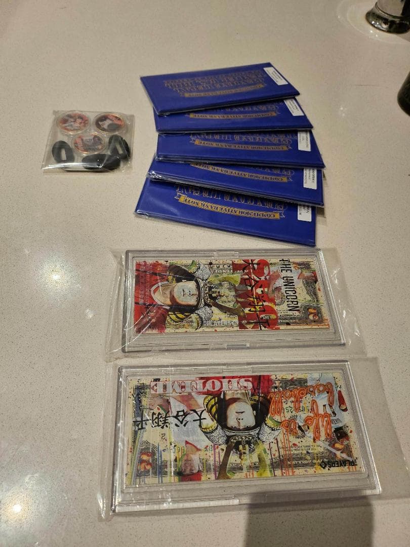 記念限定品合計10点】大谷翔平2ドル紙幣7枚＆ 1/2ドル金貨3枚【おまけ