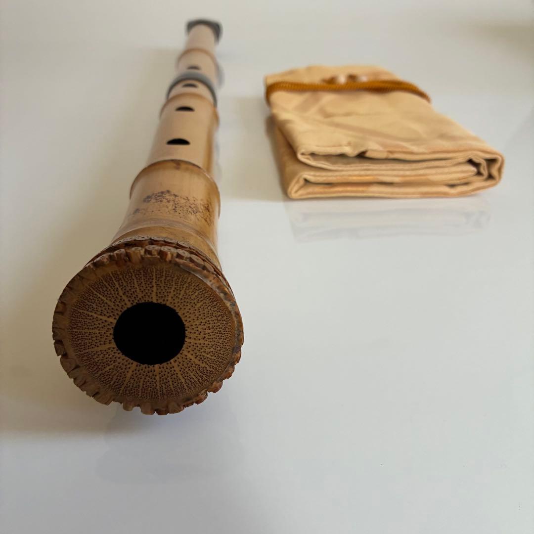 尺八 2代目河野玉水 都山流2尺1寸正寸管(