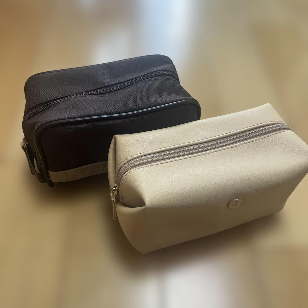 エミレーツ航空 ビジネスクラス アメニティ ブルガリポーチ 男女セット