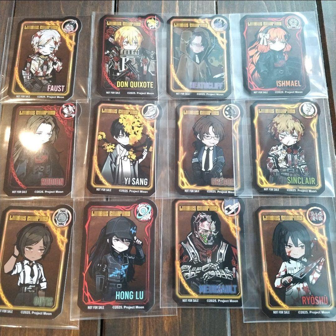 リンバスカンパニー LIMBUS COMPANYアニメイト特典人格編成風シール