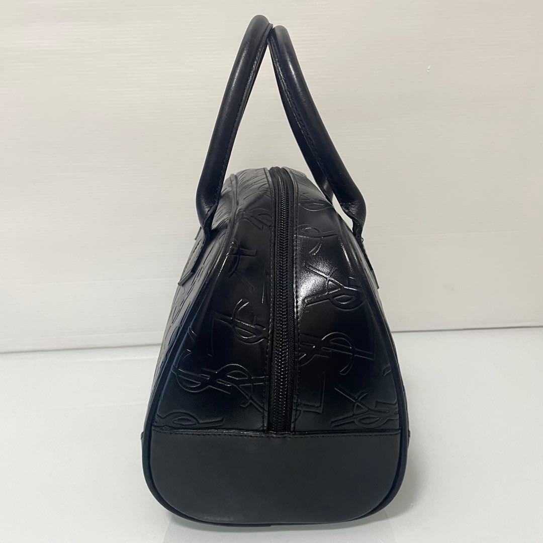 YSL サンローラン ミニボストン カサンドラ エンボス ヴィンテージ バッグ