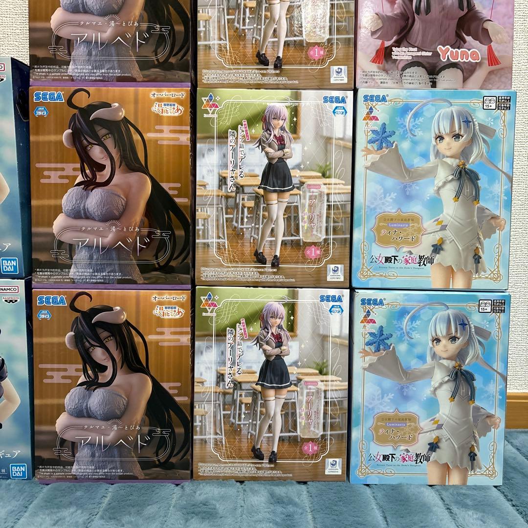 激安プライズ美少女フィギュア16体まとめ売り アルベド アーリャ等