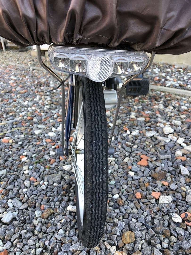 三輪電動アシスト自転車 黒 前後バスケット付き