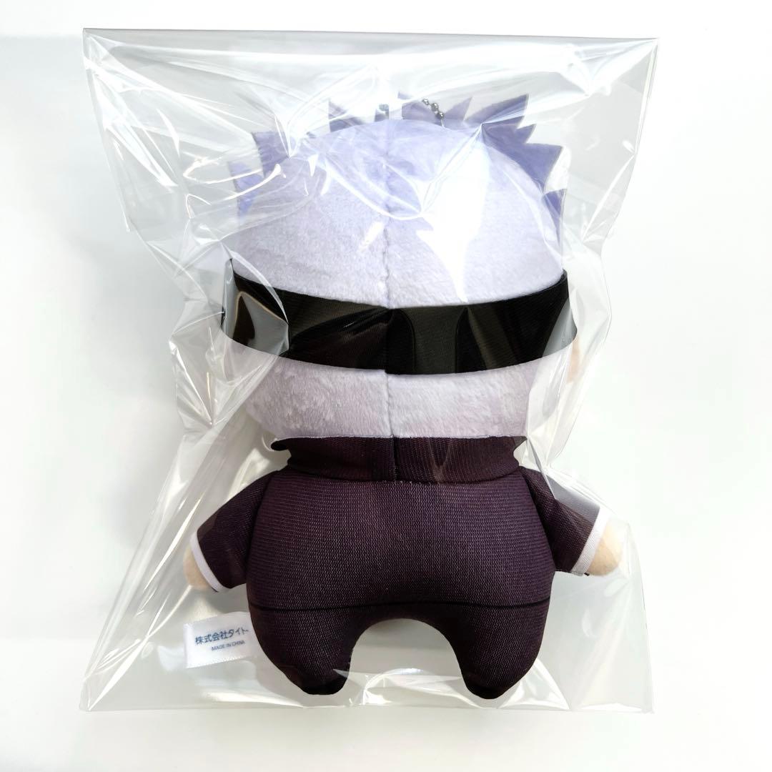 呪術廻戦　五条悟　ぐで太郎。　ぬいぐるみマスコット　コラボ　ゆる顔　キーホルダー