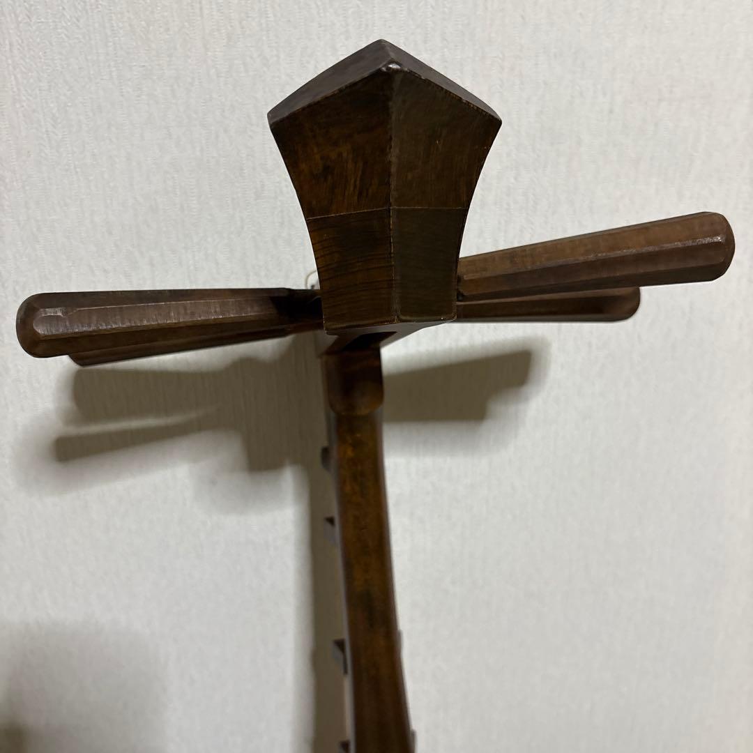 筑前琵琶 四弦 五柱 琵琶 螺鈿希少 琵琶立て 弦楽器 琵琶台 民族楽器