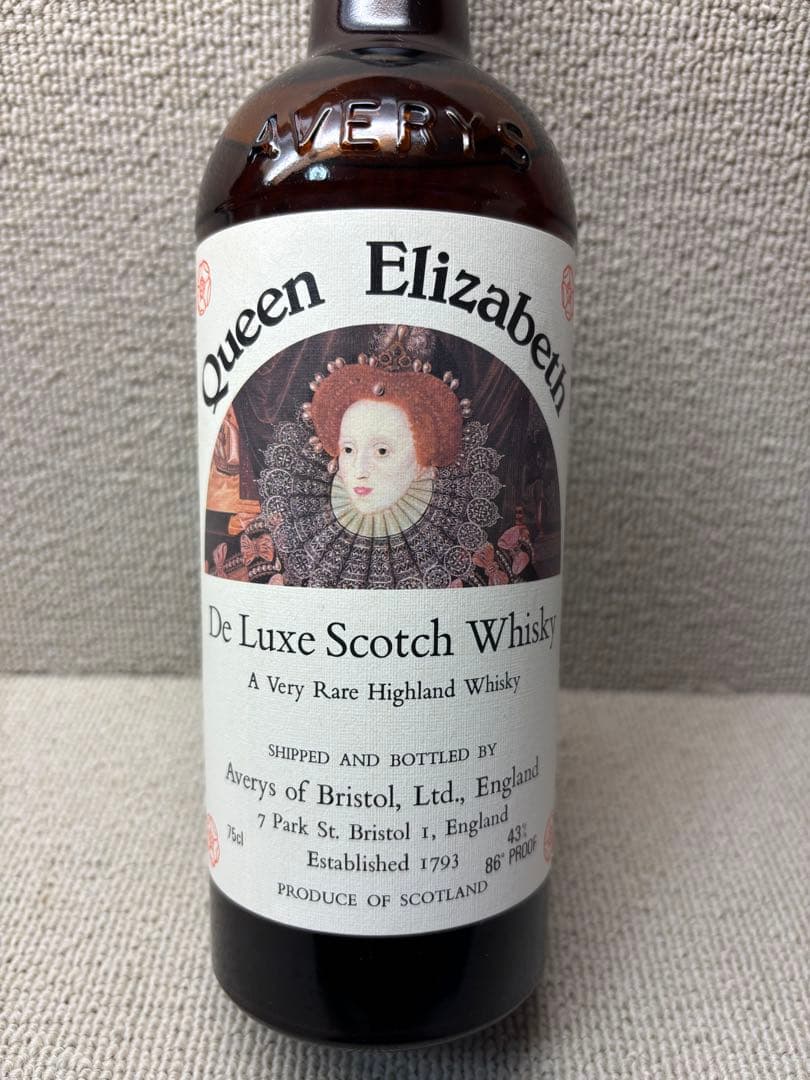 クイーンエリザベス スコッチウイスキー 未開封 750ml 終売 箱おまけ