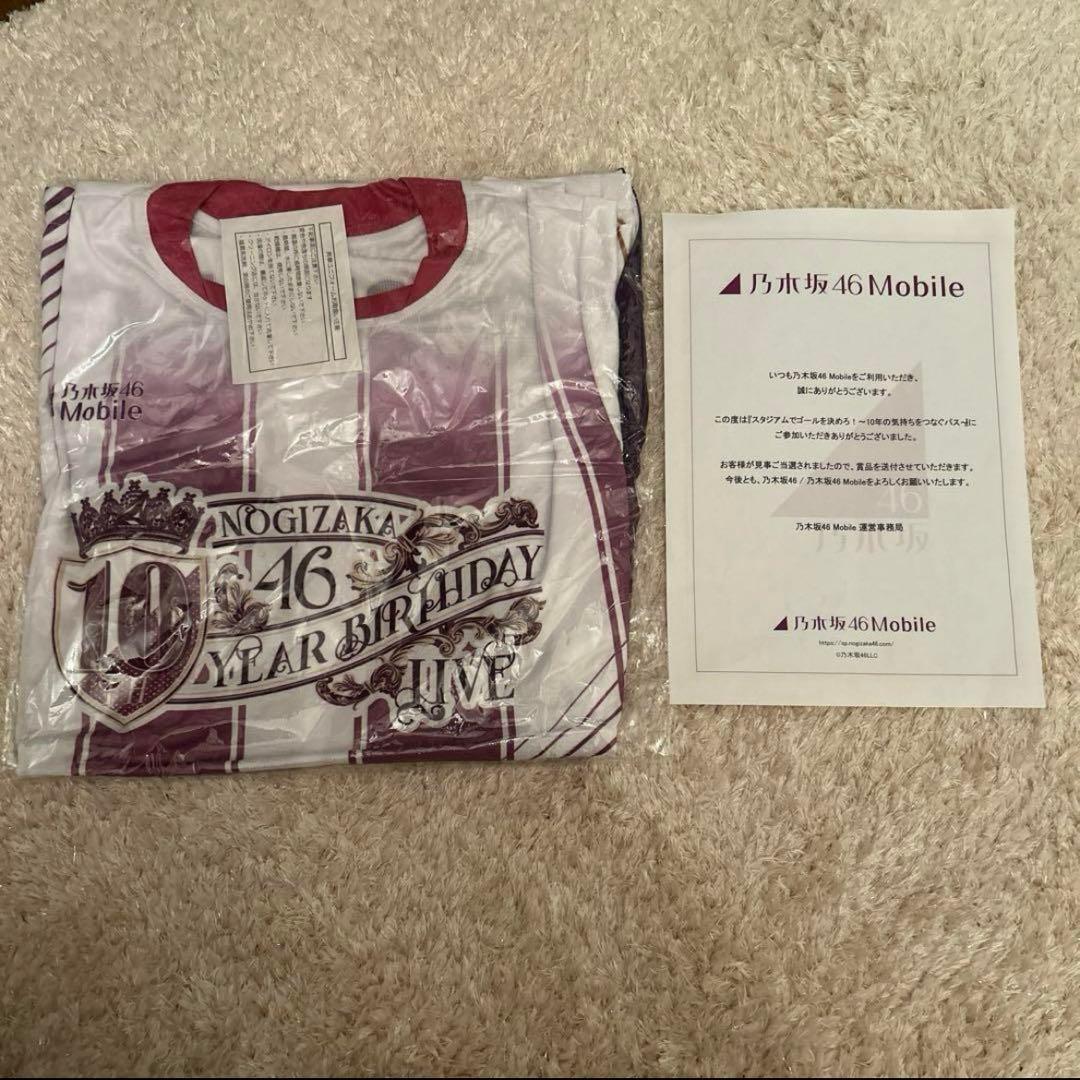 冨里奈央 直筆サイン入り 10th BD ライブ サッカーユニフォーム