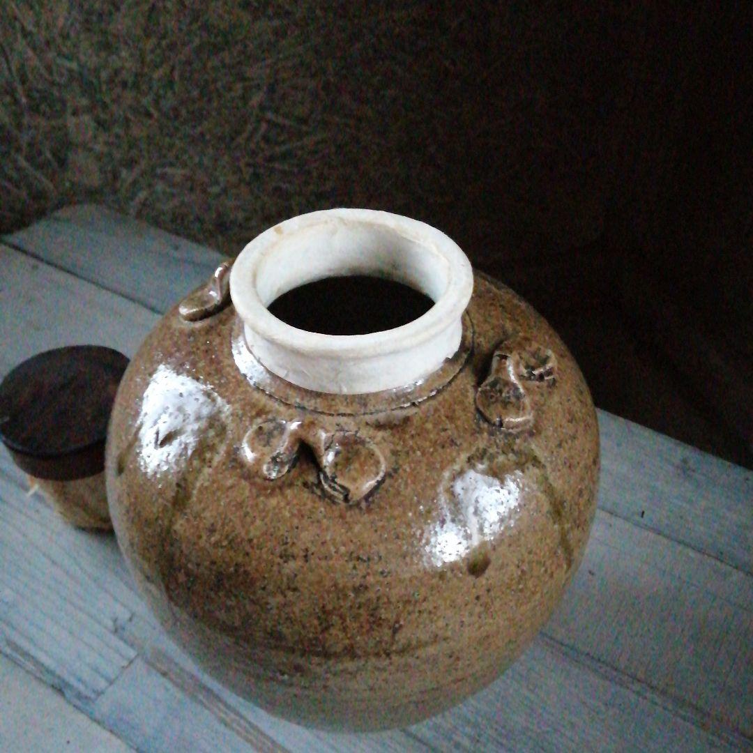 信楽焼 四耳茶壺 23cm 幕末〜明治期 - メルカリ