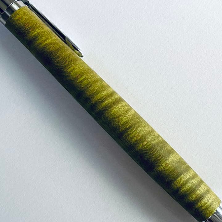 工房楔 セール ルーチェペン スタビライズウッド 楓 ちぢみ杢