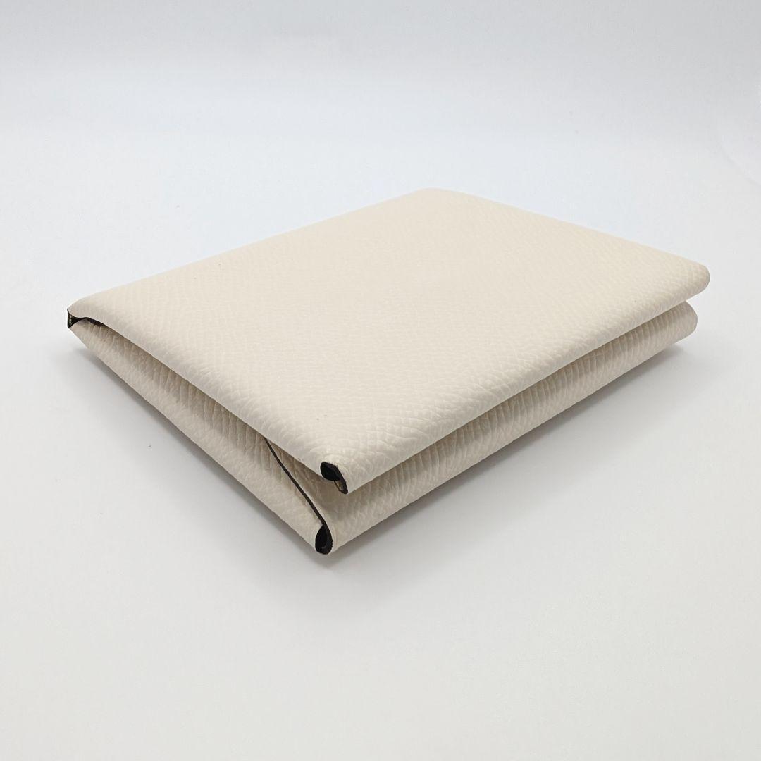 ✨️未使用級!✨️エルメス　カルヴィデュオ　アイボリー×イエロー