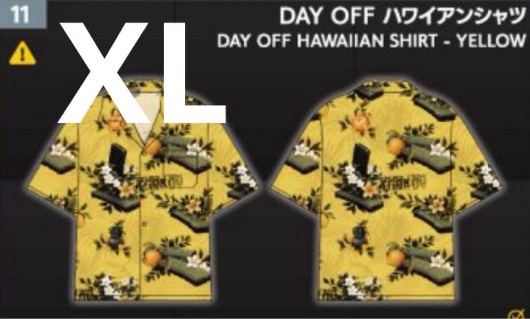 tgs2025 タルコフ XL ハワイアンシャツ 黄 東京ゲームショウ
