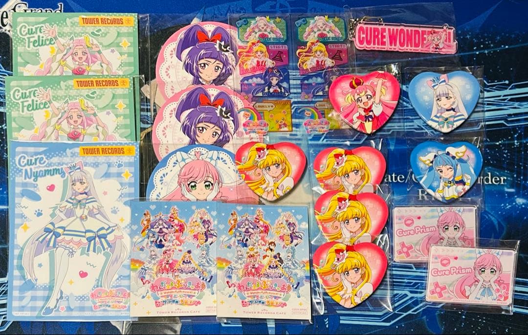 ひろプリ キュアスカイ 缶バッジ クリップ ステッカー タワレ