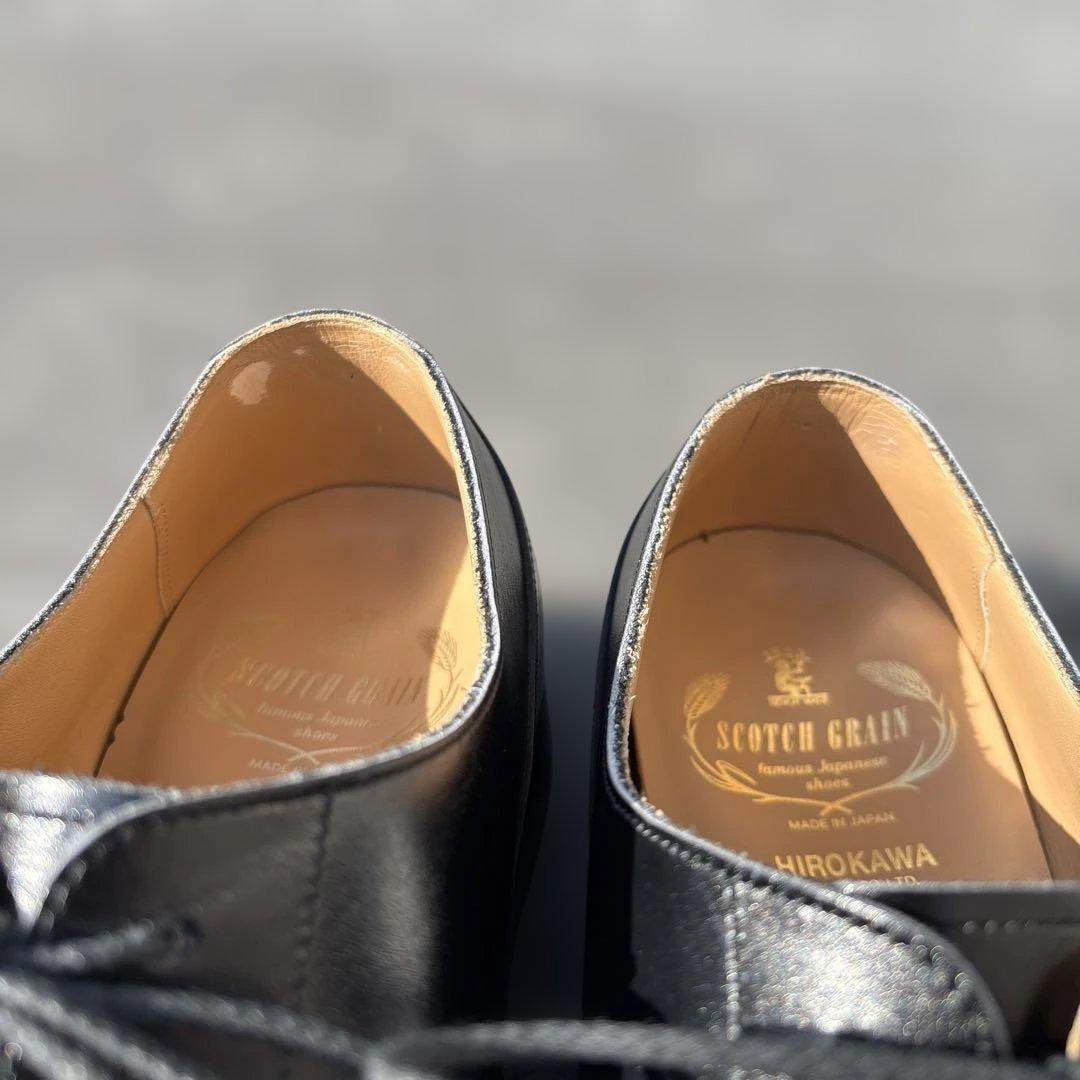 SCOTH GRAINブラックビジネスシューズ 26cm