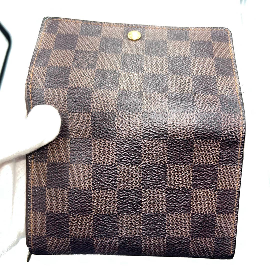 Louis Vuittonルイヴィトン ダミエ 二つ折り財布コンパクトウォレット