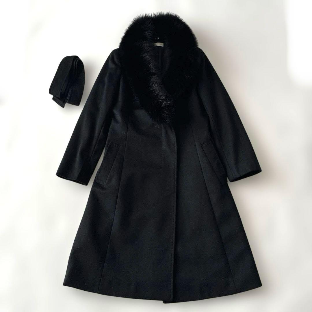 本日価格！！ 美品 高級✨ニチワ MIA CARNA カシミヤ100%コート