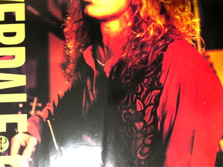 カヴァーデル ペイジ ツェッペリン ホワイトスネイク ポスター 未使用