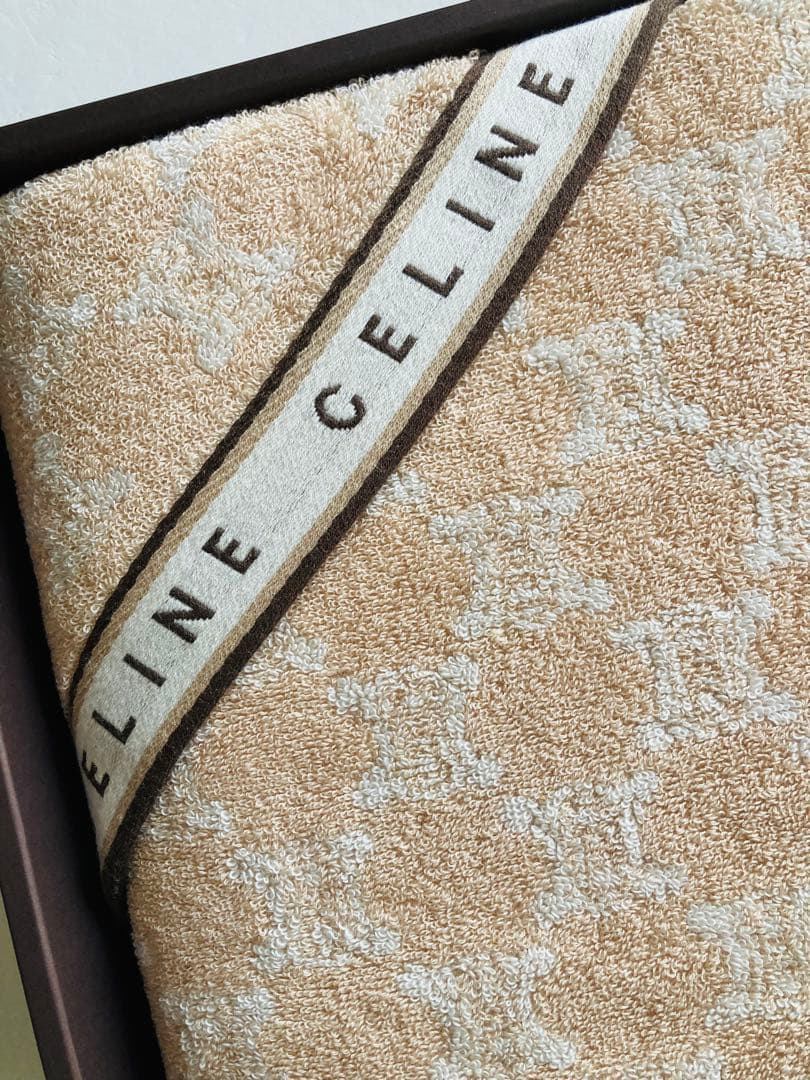 新品未使用◇CELINE セリーヌ タオルセット バスタオル＆フェイス