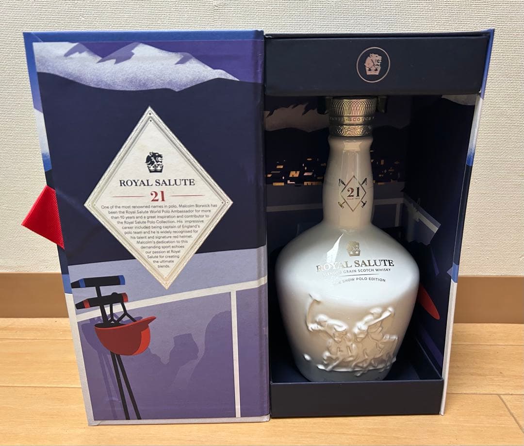 完売限定品」ロイヤルサルート 21 年 THE SNOW POLO 1本 - メルカリ