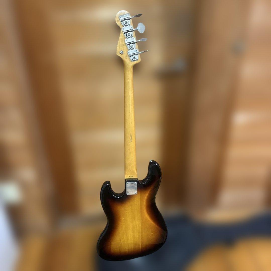 Fender Japan ジャズベース フレットレス ブラウンサンバースト Fender