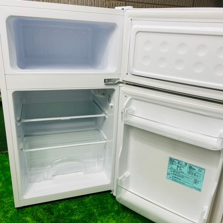 ハイアール 85L 小型2ドア冷凍冷蔵庫 【JR-N85B】2018年製 Amazon.co