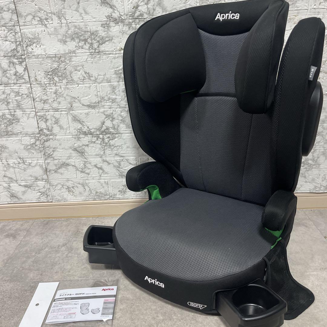 【美品】Aprica(アップリカ)ジュニアシート ISOFIXライドクルー