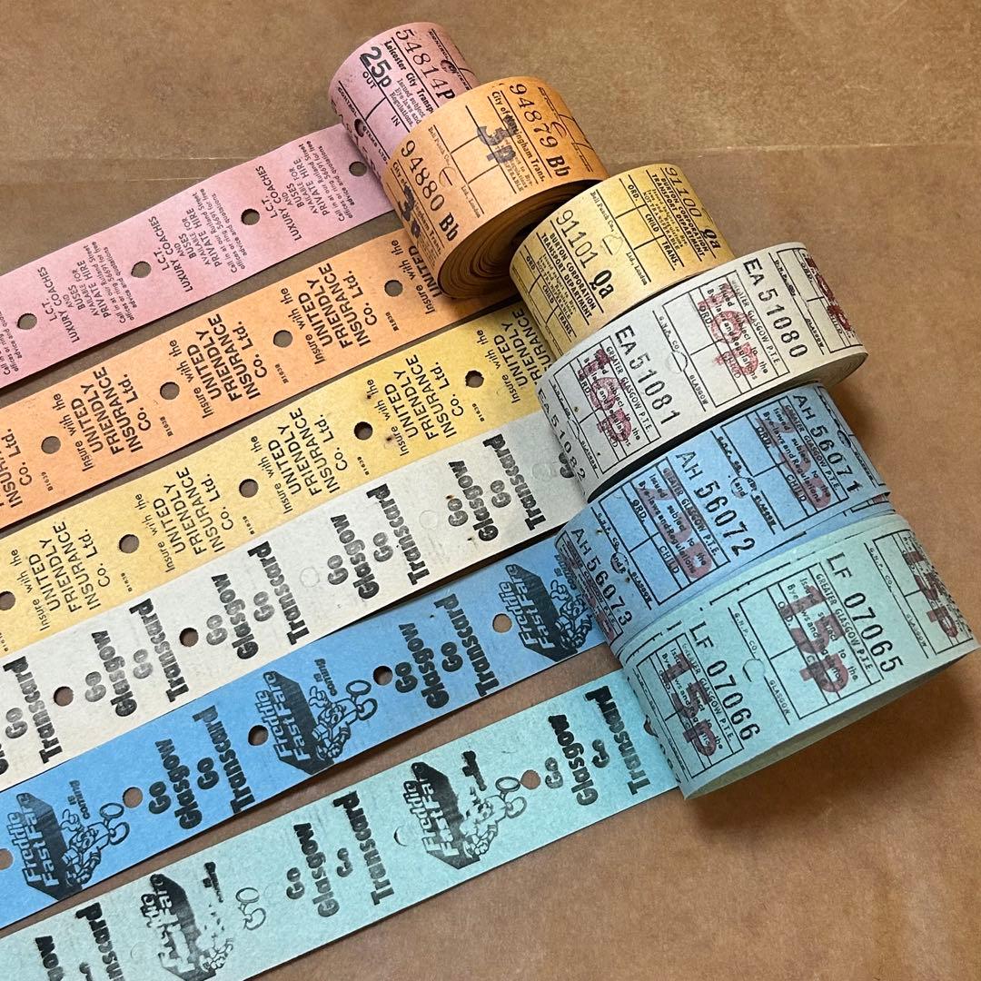 海外紙モノ Central チケット ヴィンテージ ジャンクジャーナル 蚤の市