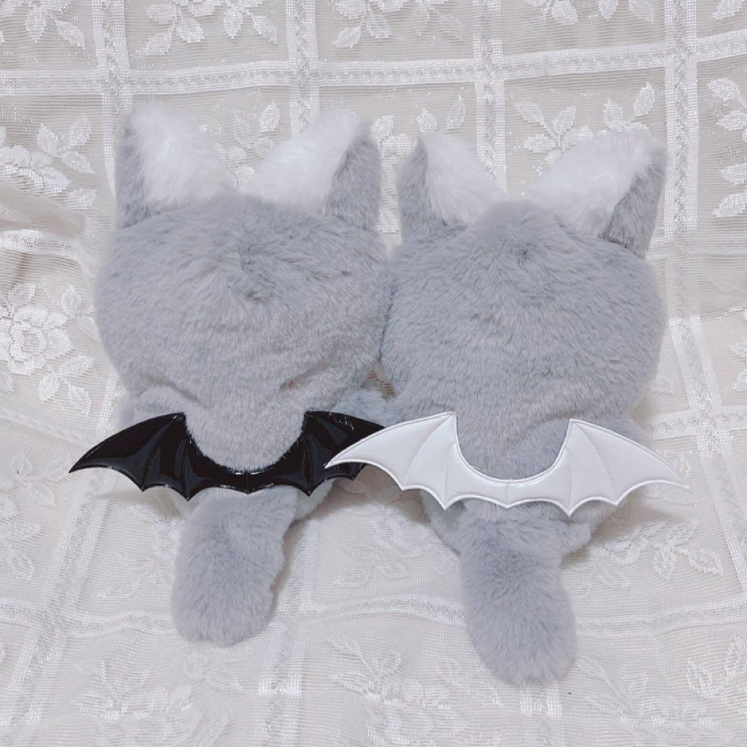 b.59 ぬい服 12cm ちびぐるみ 着ぐるみ おすわり 悪魔おおかみ b.184