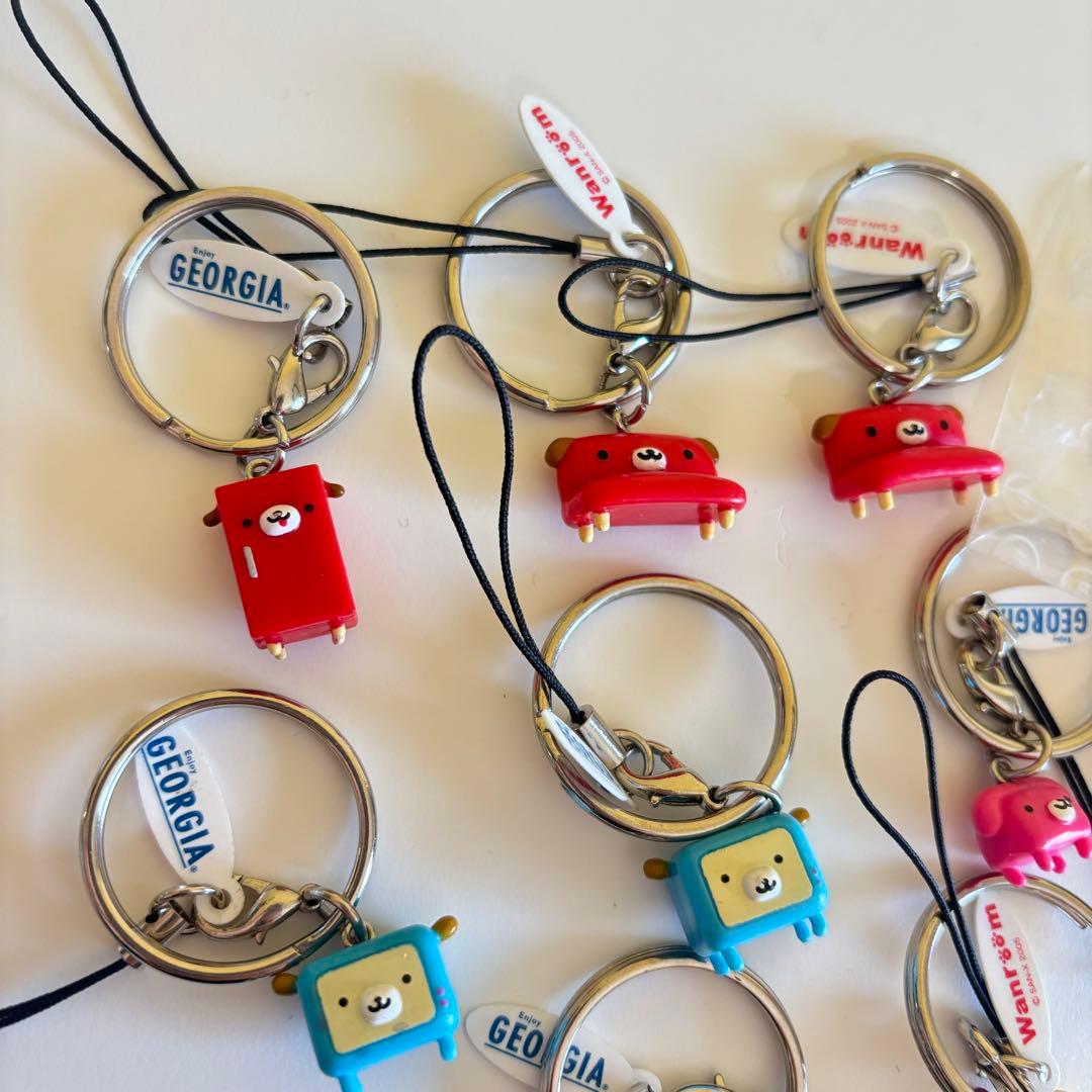 激レア san-x にゃんにゃんにゃんこ　ワンルーム　ストラップ サンエックス