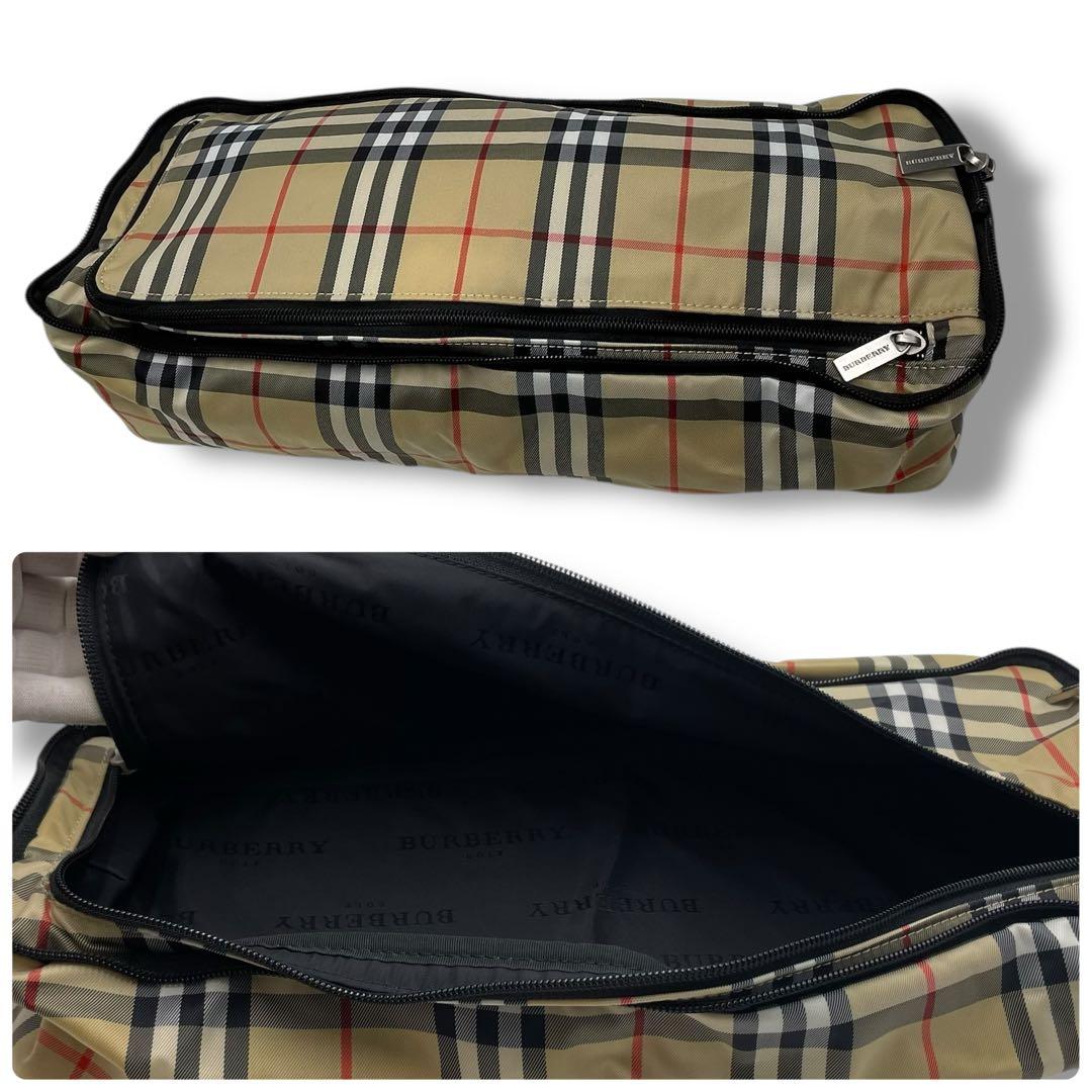 希少!BURBERRY GOLFバーバリー ノバチェック ミニボストン バッグ