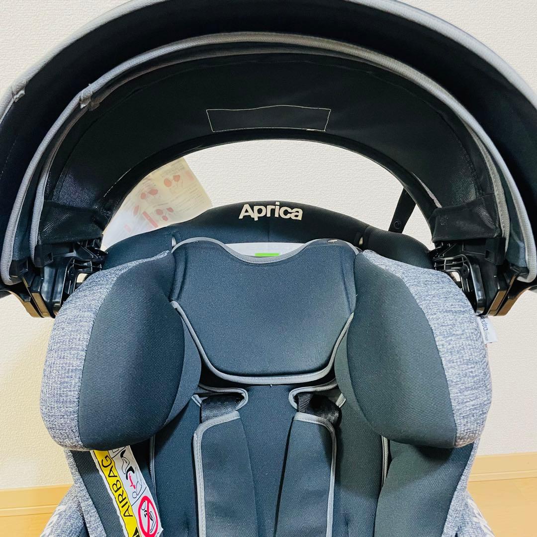 美品✨　Aprica チャイルドシート フラディアグロウISOFIX AC 黒