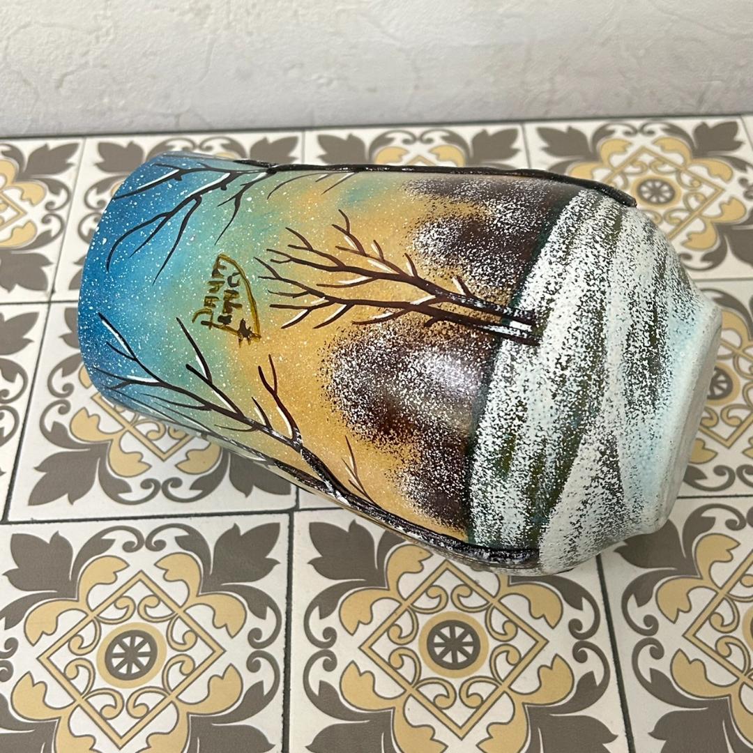 証明書】ドームナンシー 花瓶 技法アンテルカレール 被せガラス 高さ